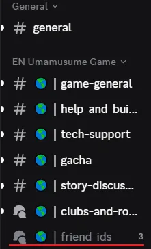 (Unofficial) Umamusume: Pretty Derby Discord example